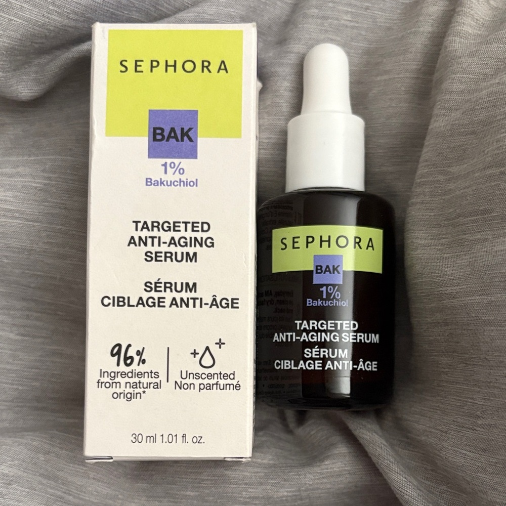 Sephora BAK 1% Bakuchiol targeted anti-aging serum NEW